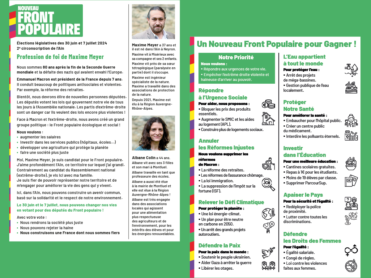 Nouveau Front Populaire 5/6